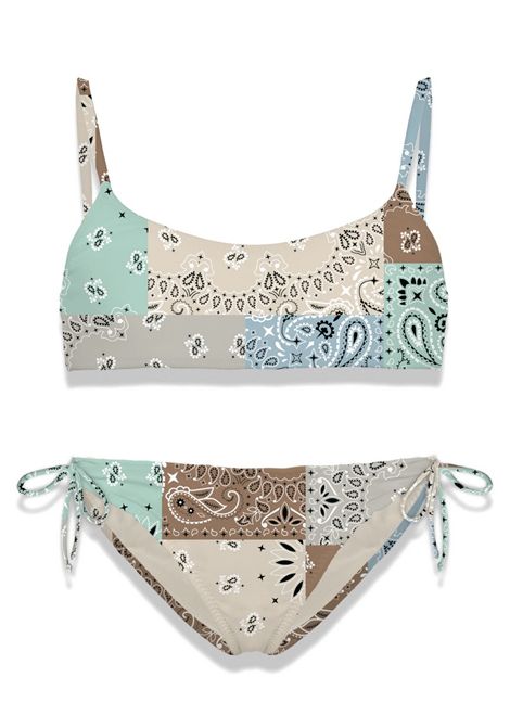 Costume 2 pezzi con stampa SAINT BARTH | JAI0001 JAIDEN01230H BAND ROUND PATCH1153